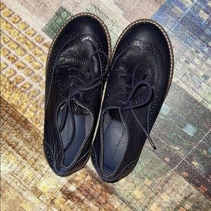 Zara boys leather shoes